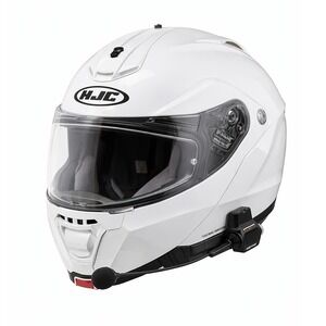 HJC IS-MAX II Modular Motorcycle Helmet White Size M DOT Sena Ready